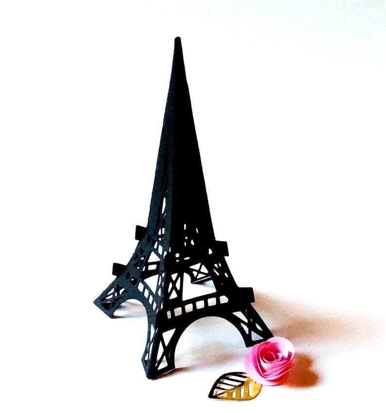 3D EIFFEL TOWER. SVG Templates. Centerpieces. Parties - Etsy Denmark