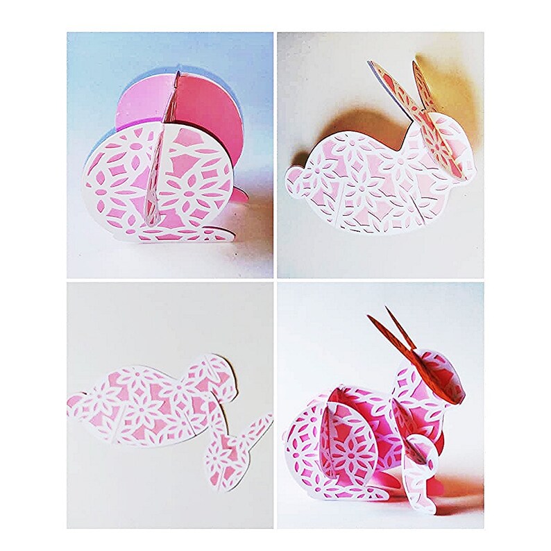 Download Includes Flower Die Cut Templates Svg Templates Easter Rabbit 3d 3d Bunny Instant Download Svg Png Pdf Files Decorations Easter Party Clip Art Art Collectibles Leadcampus Org