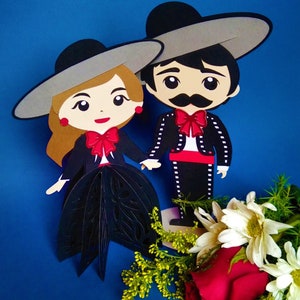Modelli SVG. CHARROS MESSICANO. Decorazione della festa. Taglio laser Cricut SilhouetteCameo. Dxf Svg Png SilhouetteStudio File Pdf. Download istantaneo