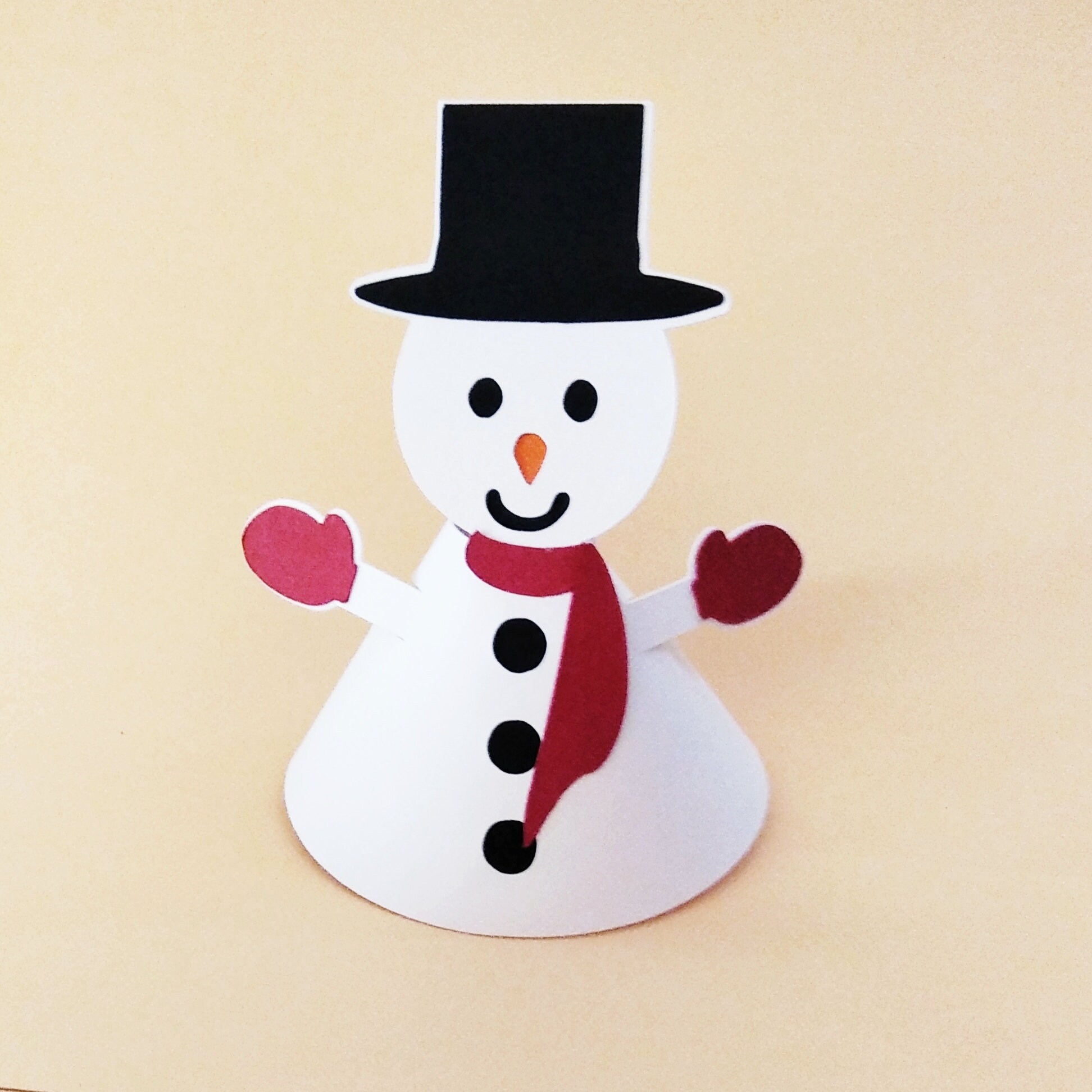 Easy 3-D Paper Plate Snowman Craft - Welcome To Nana's