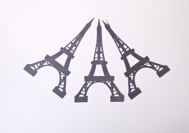 Download 3D EIFFEL TOWER. SVG Templates. Centerpieces. Party | Etsy