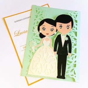 HOCHZEITSKARTE. SVG-Vorlagen. Hochzeitseinladungen. Cricut, SilhouetteCameo, Laser-Schnitt. Dxf SilhouetteStudio SVG Png Pdf Dateien.