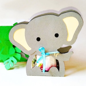Modelos SVG. ELEFANTE BÉBÉ. Porta Doces. Cricut, SilhouetteCameo, Corte a Laser. Dxf SilhouetteStudio Ai Svg Png Arquivos Pdf. Download instantâneo.