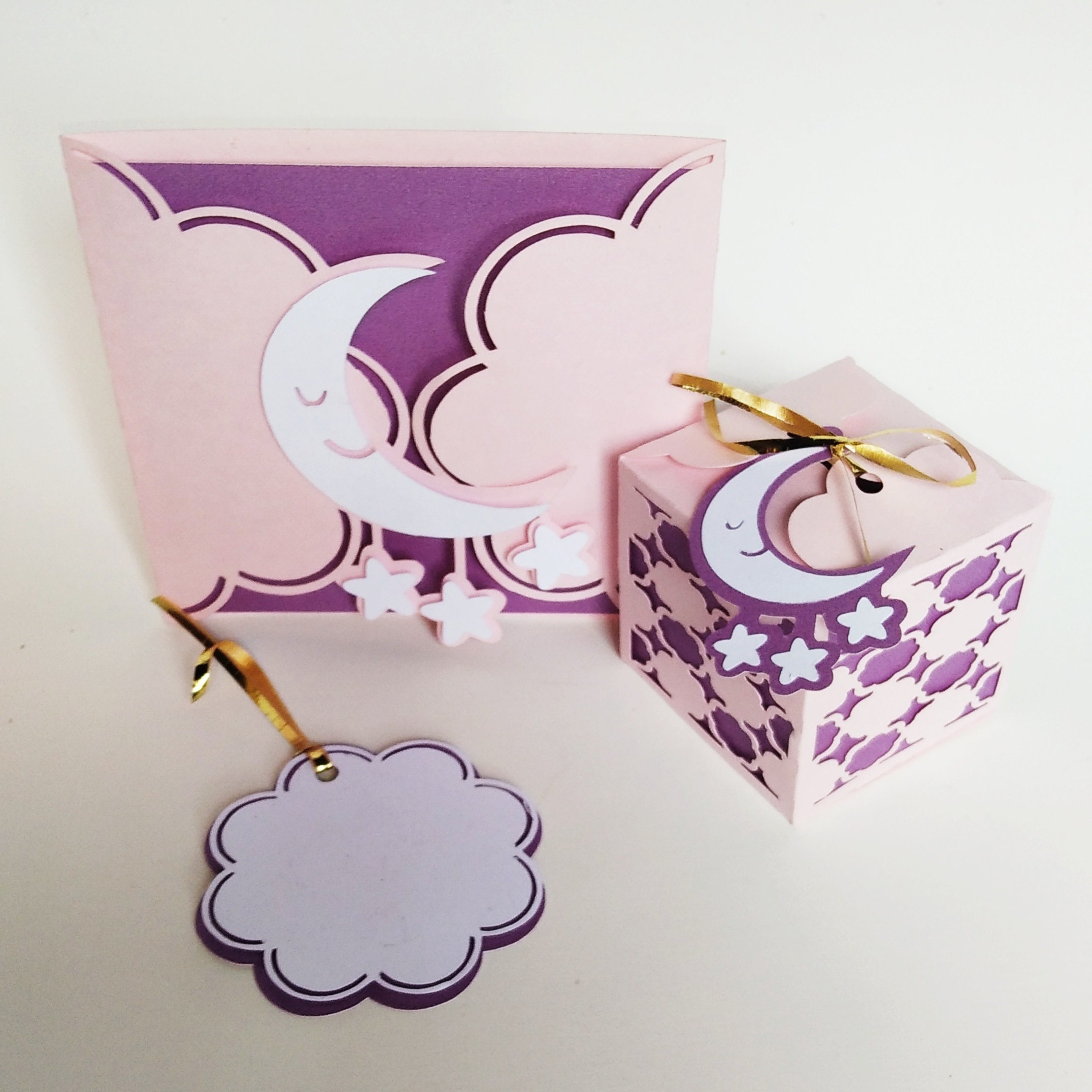 BABY SHOWER SET. Svg Templates. Favor Box Folding Card and Etsy UK