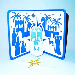 CRUIÈRE DE NOL. Modèles SVG. Carte pop-up. Cricut, Silhouette Cameo, Découpe Laser. Fichiers Dxf SilhouetteStudio Svg Png Pdf. Téléchargement instantané.