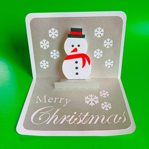 TARJETA emergente. Plantillas SVG. Tarjeta de Navidad. Cricut, SilhouetteCameo, Corte Láser. Archivos Dxf Svg SilhouetteStudio Pdf Png. Descarga instantánea.