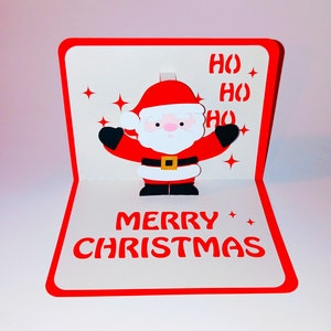 CHRISTMAS CARD. SVG Templates. Pop-Up Card. Cricut, SilhouetteCameo, Laser Cut. Dxf Svg SilhouetteStudio Pdf Png Files. Instant Download.