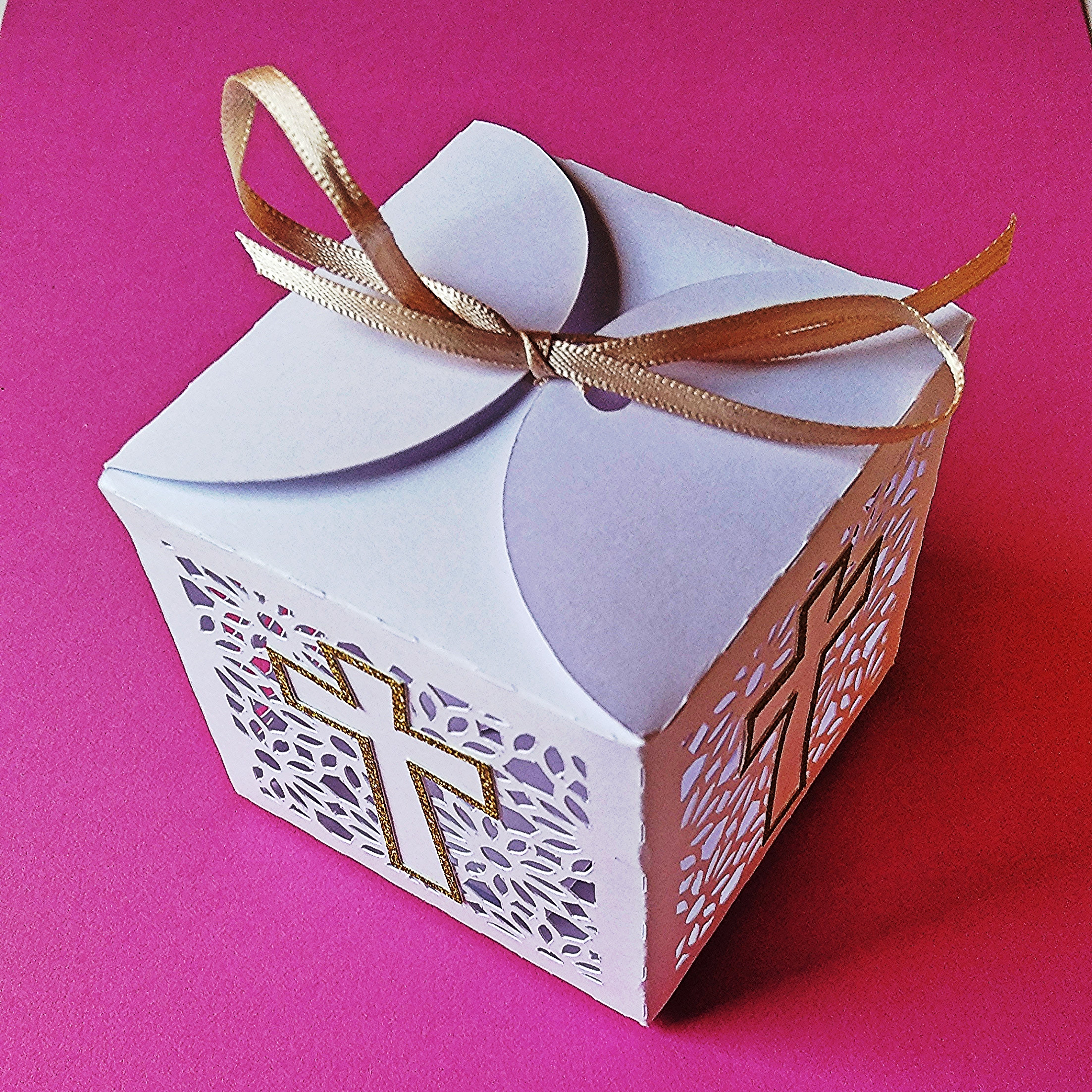 RELIGIOUS BOX. SVG Templates. Favor Box. Flowers Design. Dxf Etsy