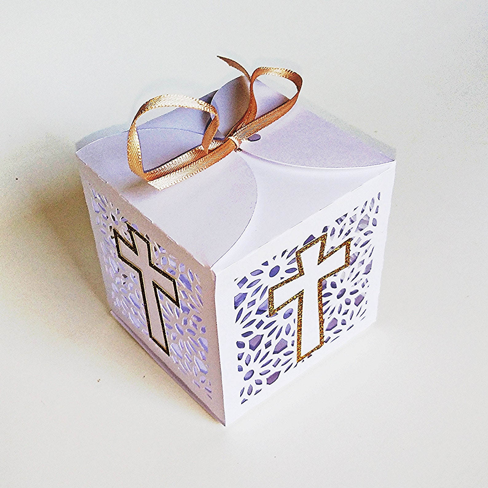 RELIGIOUS BOX. SVG Templates. Favor Box. Flowers Design. Dxf Etsy