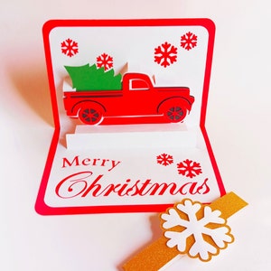 TARJETA emergente. Plantillas SVG. Tarjeta de Navidad. Cricut, SilhouetteCameo, Corte Láser. Archivos Dxf Svg SilhouetteStudio Pdf Png. Descarga instantánea.