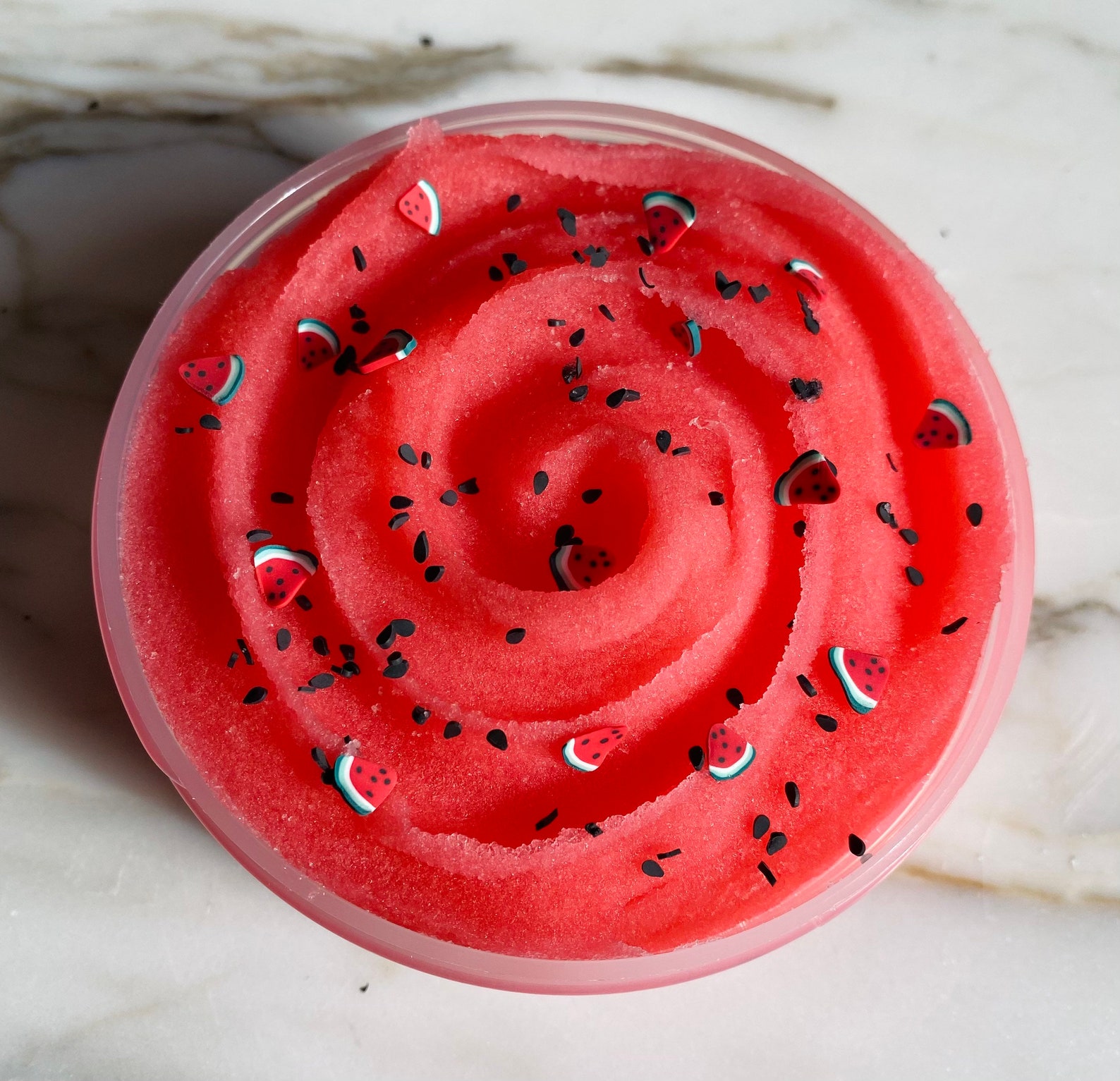 Watermelon Slush Scented Icee Slime Etsy UK