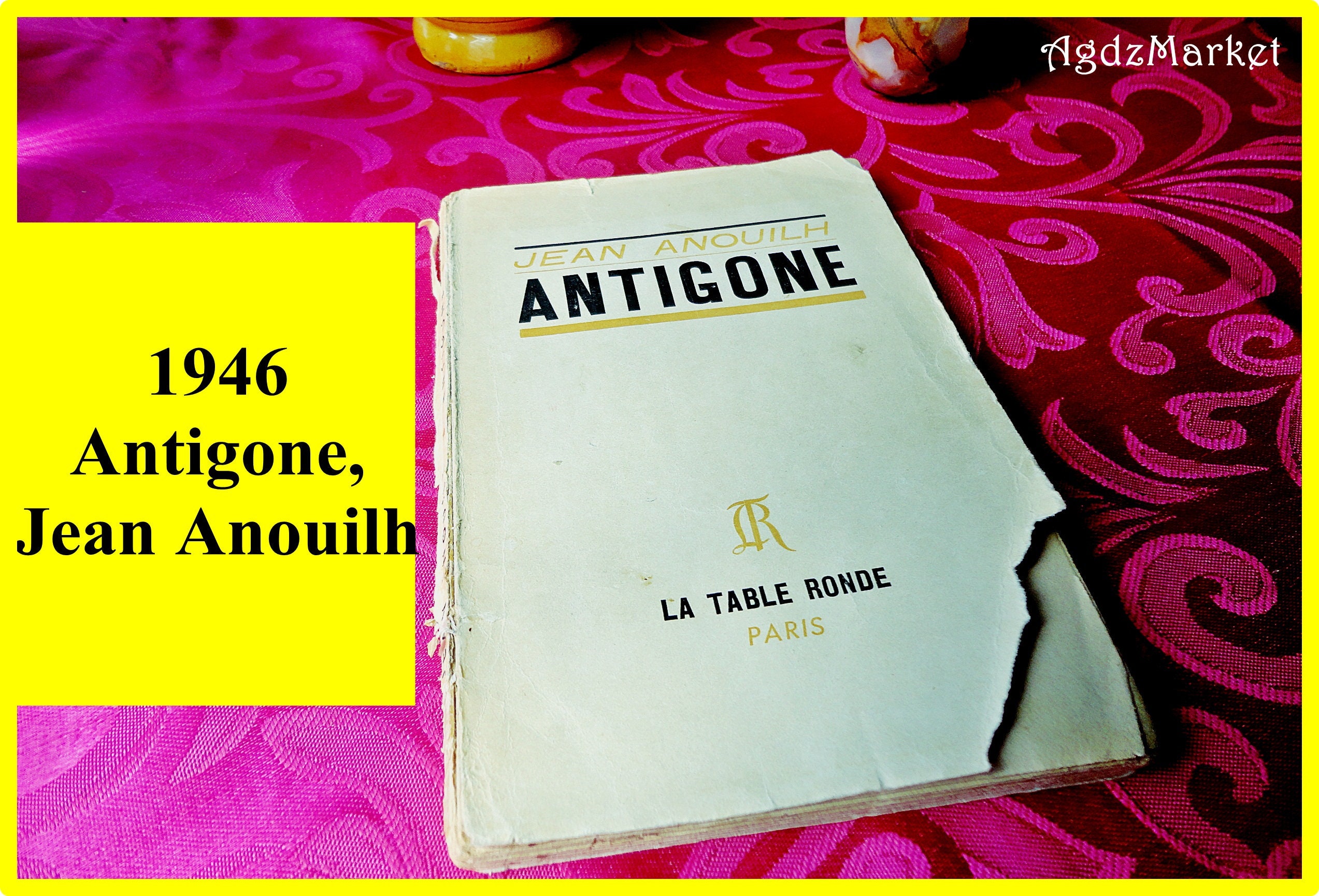 ANTIGONE POSTER Literature Theatre Lovers, Classic Books, Housewarming Gift  Wall Art Print Perfect to Decorate Your Home or Office 