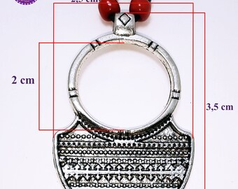 Vintage Moroccan Berber Necklace - Tribal Ethnic Pendant, Unique Handcrafted Jewelry, Perfect Gift for Her