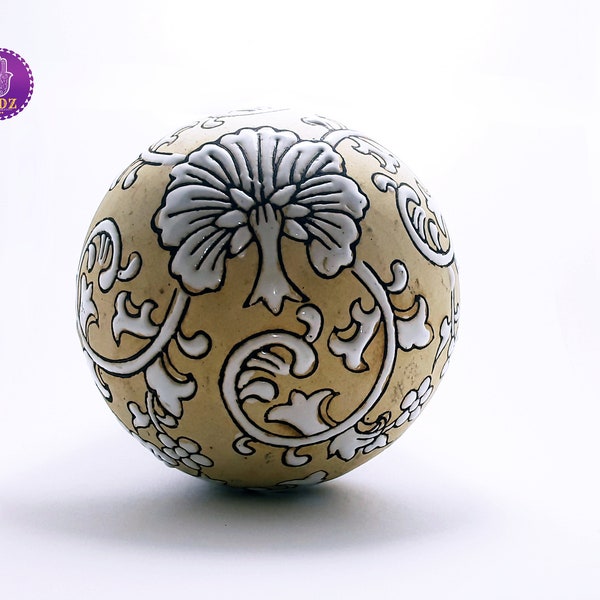 Ceramic Garden Ball Etsy