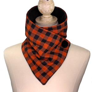 Buffalo Check Tartan Wrap Scarf - Neck Warmer