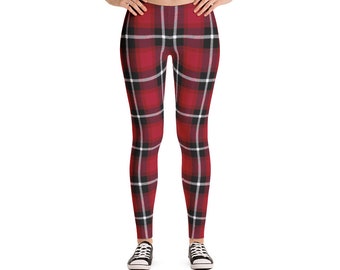 plaid yellow and black pants