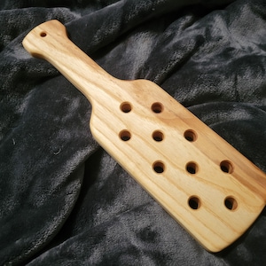 Spanking Paddle 14&quot;x4&quot; with holes