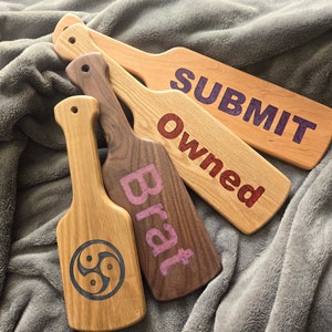 Personalized Spanking Paddle Engraved And Epoxy Filled 12&quot;-18&quot;x4&quot;