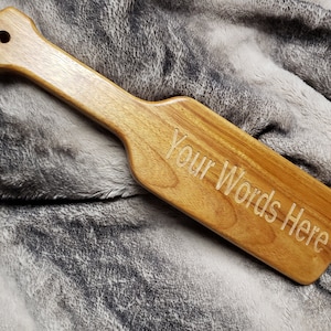 Personalized Spanking Paddle Engraved 18&quot;x4&quot;