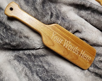 Personalized Spanking Paddle Engraved 18"x4"