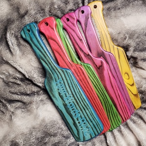 Personalized Spanking Paddle Engraved 12&quot; to 18&quot;x4&quot;