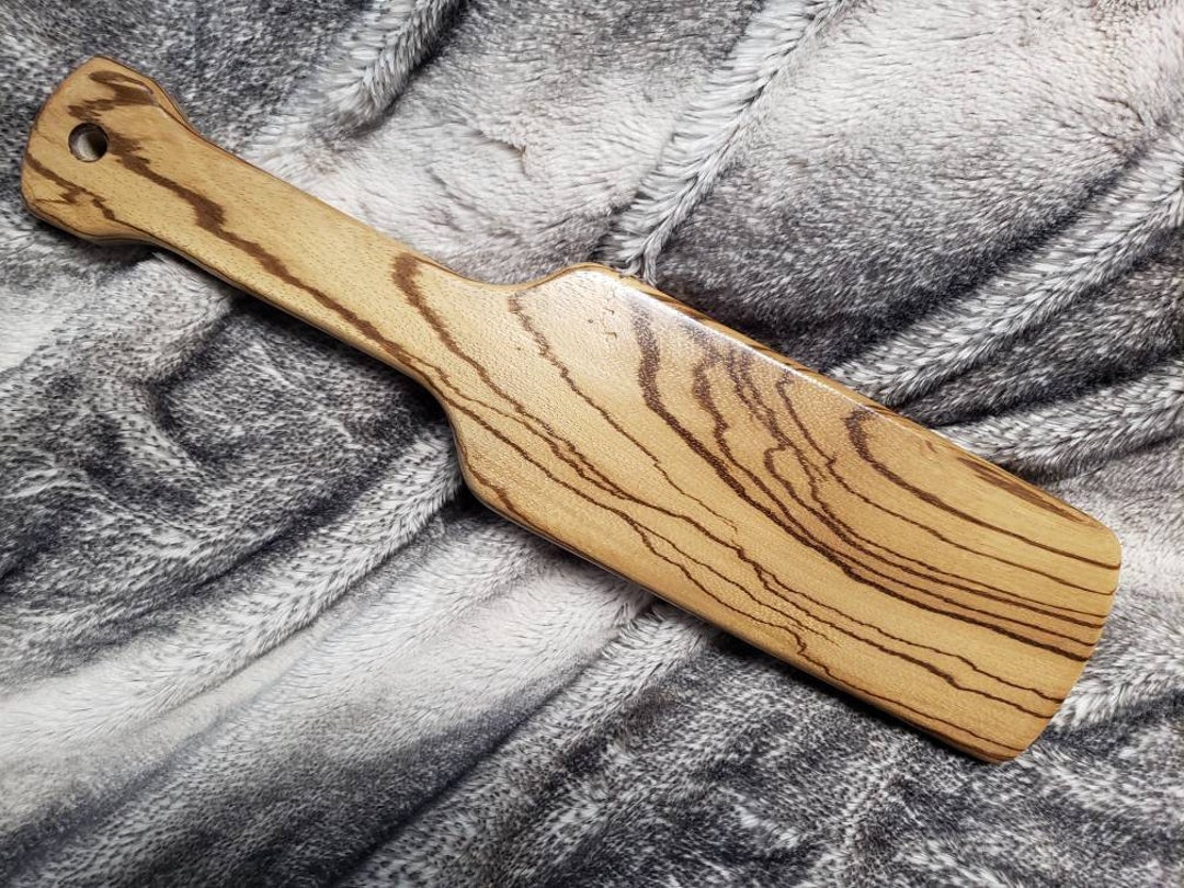Zebra Wood Exotic Spanking Paddle 12