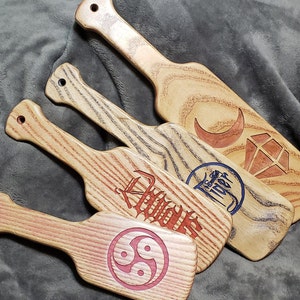 Personalized Spanking Paddle Engraved Ash 12&quot;-18&quot;x4&quot;