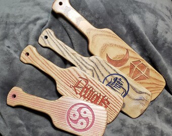 Personalized Spanking Paddle Engraved Ash 12"-18"x4"