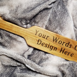 Canary Personalized Spanking Paddle 12&quot;-18&quot;x4&quot;