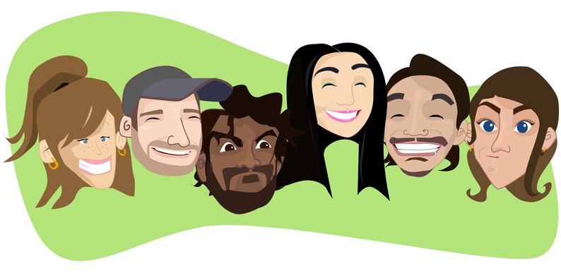 Group Caricature | Etsy