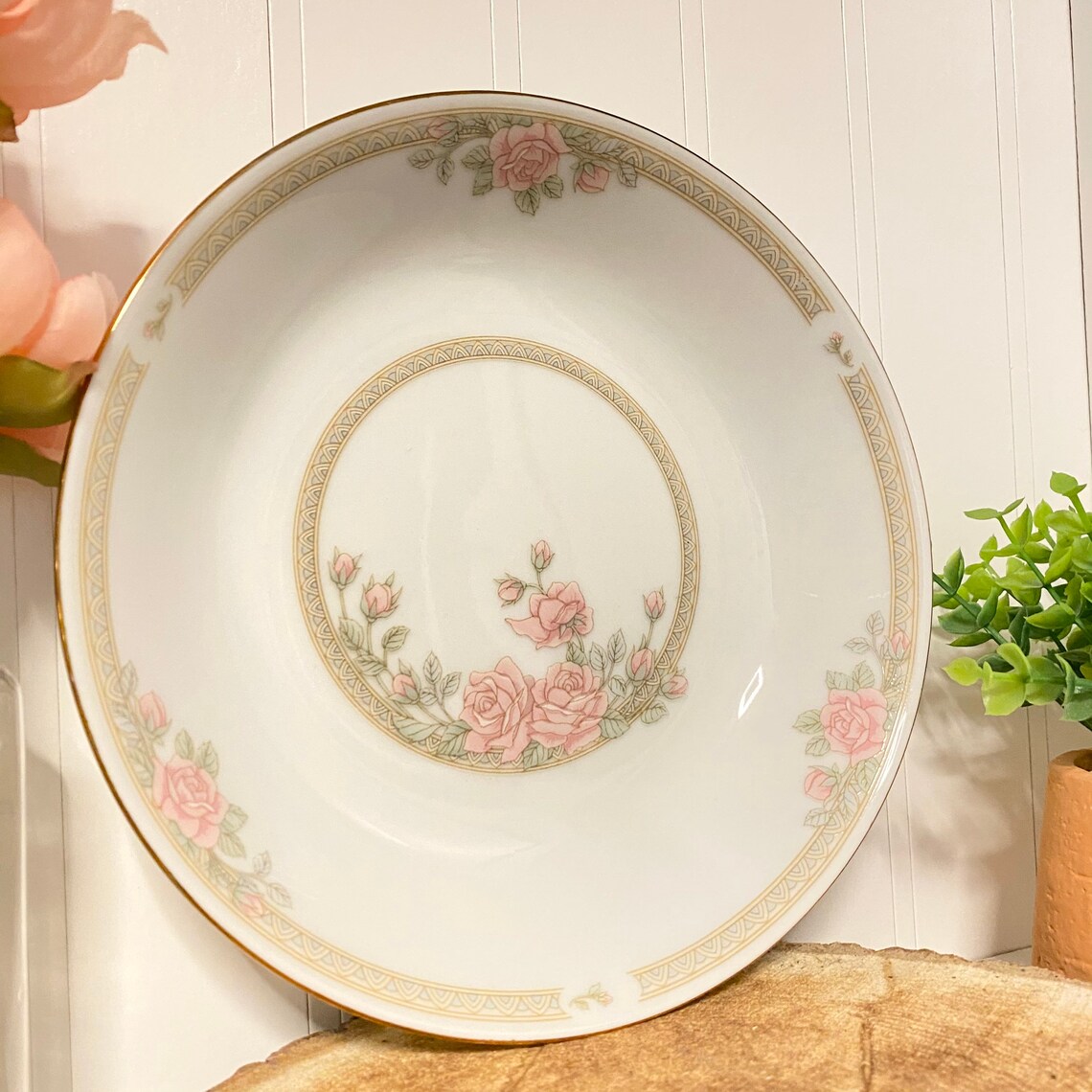 Beautiful Christina Pattern Crown Ming Fine China Rose Soup Etsy