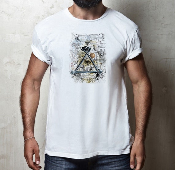 RETRO GRAFFITI ART HUMAN SKULL AND CROSSBONES 100/% cotton Mens T-shirt TEE