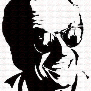 Jack Film Star Nicholson | T-shirt - Mug - Cap - Sublimation - DTG - Transfer - PNG Plotter Cut File - POD - Art Design - Instant Download.
