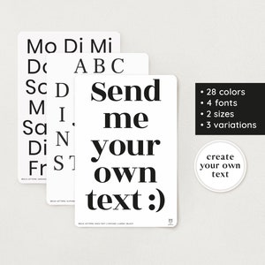 Glossy Aesthetic Korean Letter Stickers, Decoration Alphabet Stickers, Kpop  Deco Stickers for Polco 