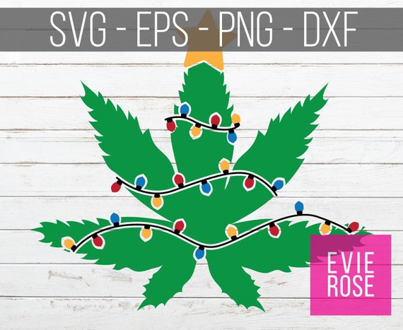 Download Marijuana Christmas Tree SVG EPS PNG dxf File Set Weed | Etsy