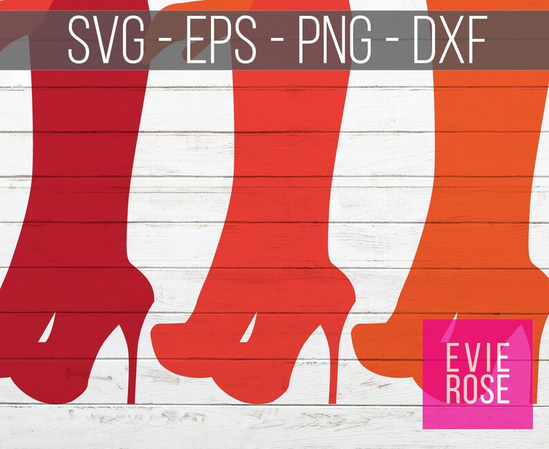 Pinup Girl Silhouette SVG File Set Sexy Model Bent Over in Etsy