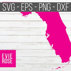 Cricut schneiden Datei, Silhouette, FL, Florida SVG, DXF, Png und Eps Datei schneiden, State Digital Clip Art