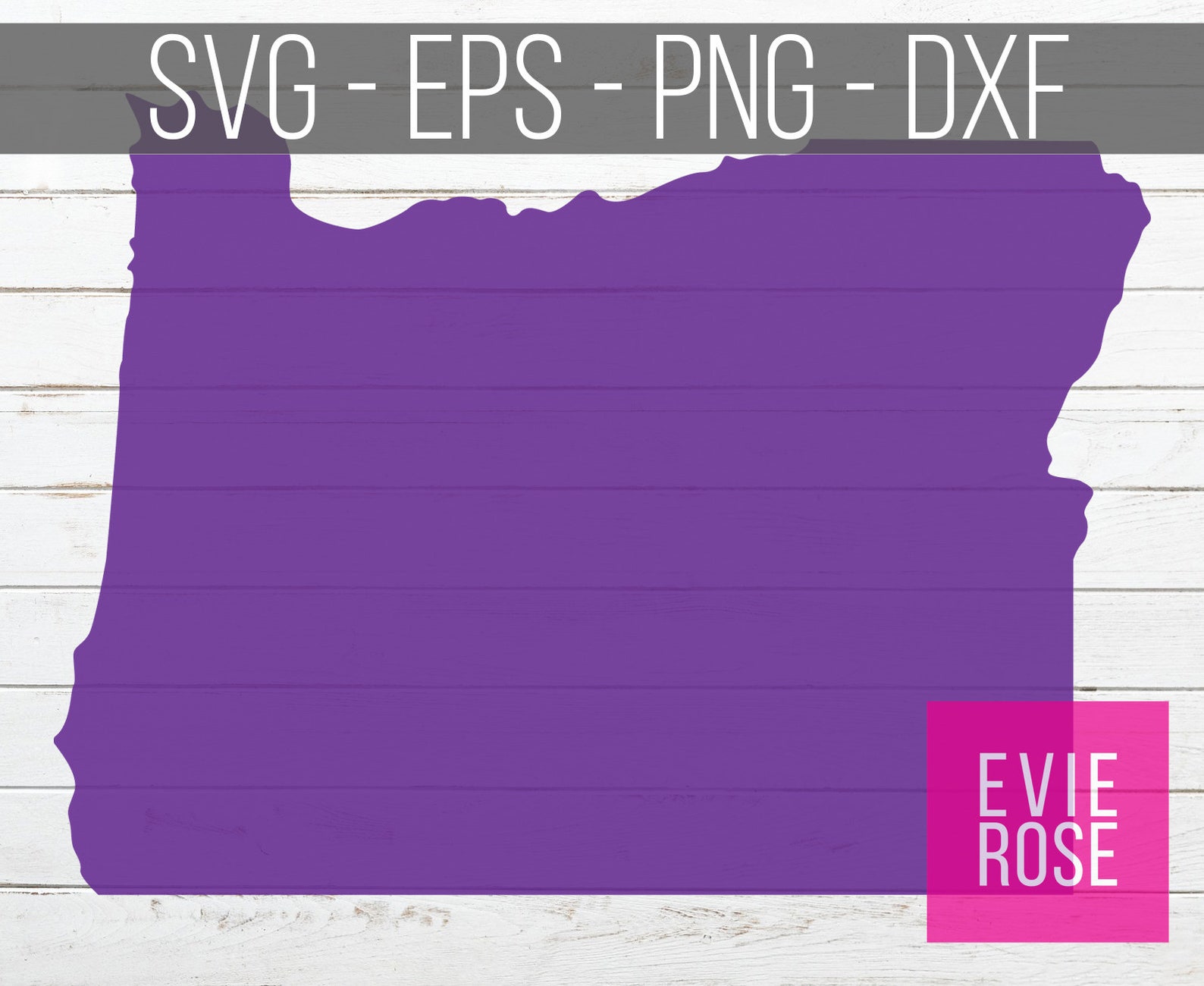 Oregon SVG, DXF, Eps, and Png Cut Files, State Digital Clip Art, Cricut ...
