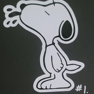 Snoopy Vinyl Decal - Snoopy with Tongue Out