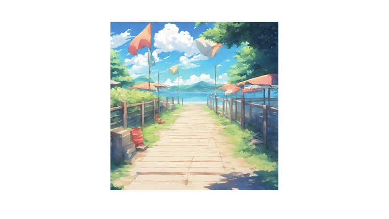 Anime Landscape Calendar for 2024 Etsy