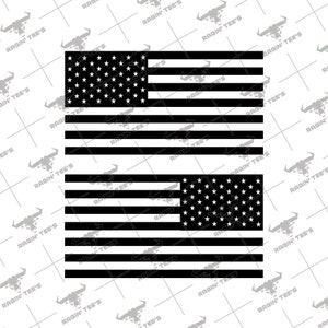 American Flag Fender Decal Set of 2