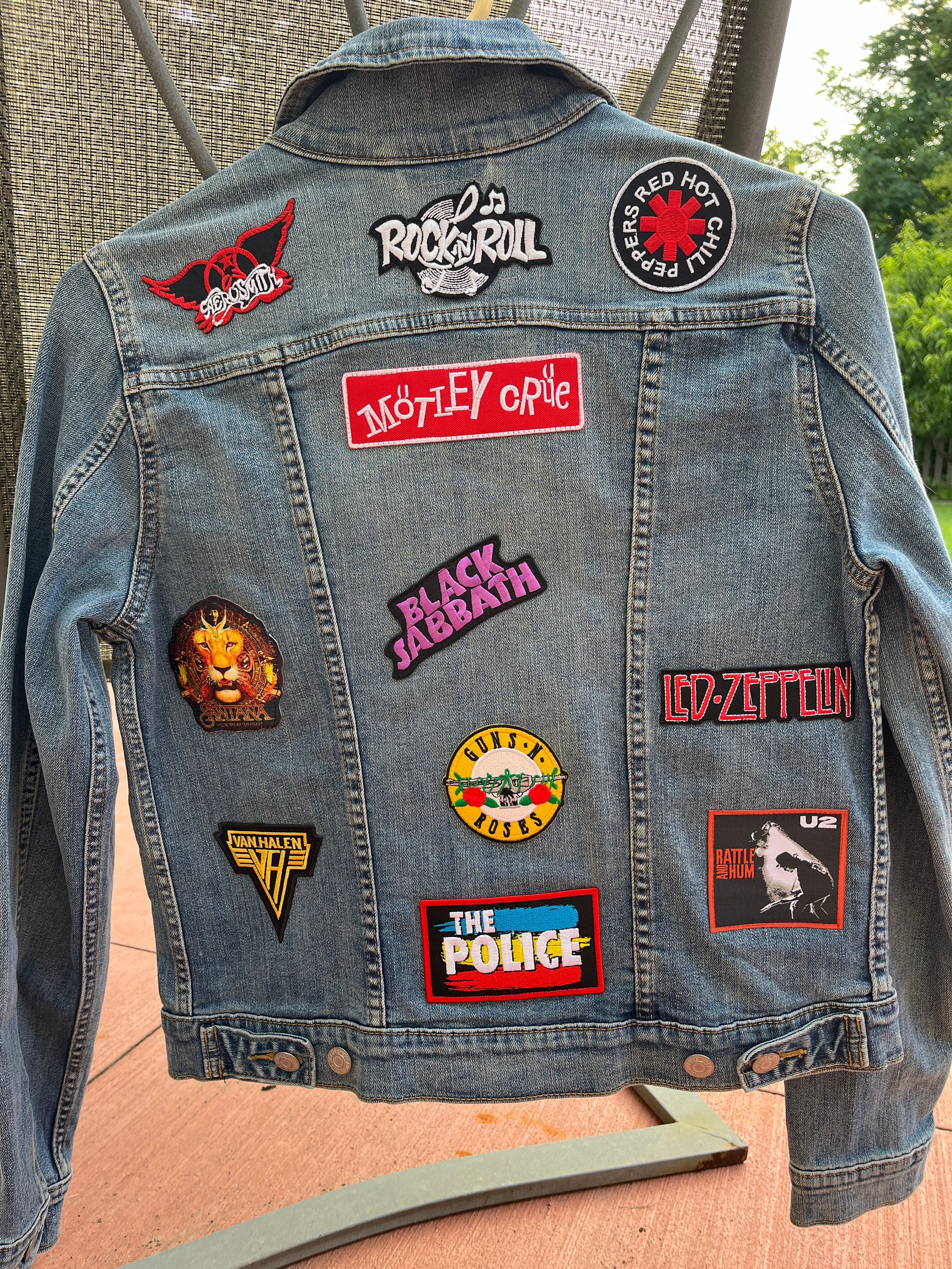【SATIIIZ】NF Vintage Patch Denim Jacket ENFP Vintage Patch Denim Jacket - satiiiz