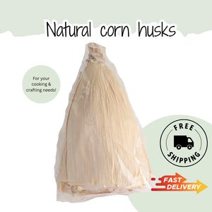 Natural corn husks in bulk for crafts and cooking tamale wrappers DIY wreath supplies rustic floral arrangements handmade project materials