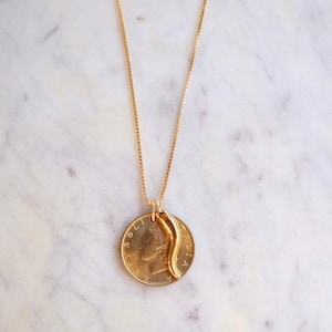 ITALY | Vintage Coin & Italian Horn Necklace