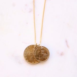 ITALY & FRANCE | Vintage Coins Necklace
