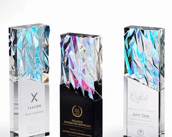 Personalized Trophy Award, Unique Crystal Trophy, Customize Corporate Trophy Award, Custom Recognition Plaque, Creative Bespoke Trophy, T65