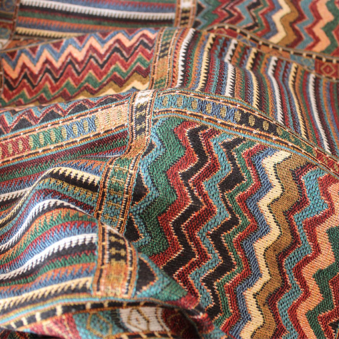 Tribal Fabric Bohemian Fabric by the Yard Boho Upholstery Etsy UK