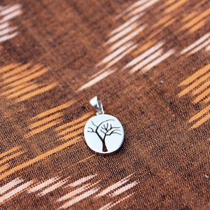 925 Sterling Silver Very Fine Work Handmade Holy Tree Pendant
