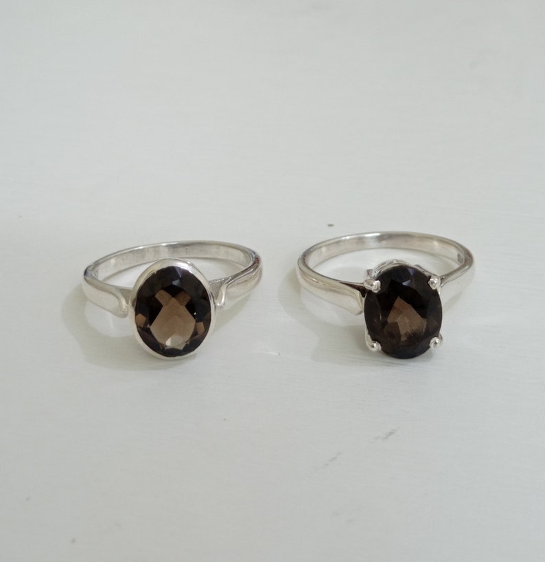 Smokey Quartz Ring Handmade Ring Gift for All Gift for Mother.....