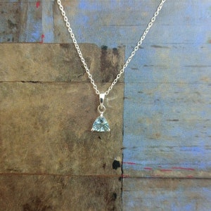 Aquamarine Pendant, 925 Sterling Silver, Handmade Pendant, Natural Aquamarine Stone, March Birthstone Pendant, Gift for All, Gift for Her...